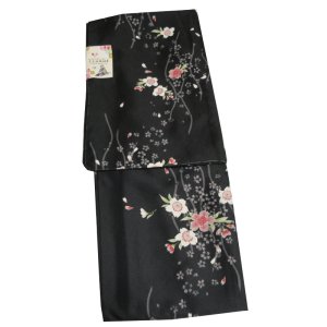 画像1: 着物 単衣 小紋 カジュアル着物 街着 着付け 練習着 仲居 ユニフォーム kimono komon (1)