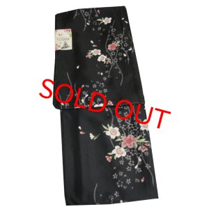 画像1: 着物 単衣 小紋 カジュアル着物 街着 着付け 練習着 仲居 ユニフォーム kimono komon (1)